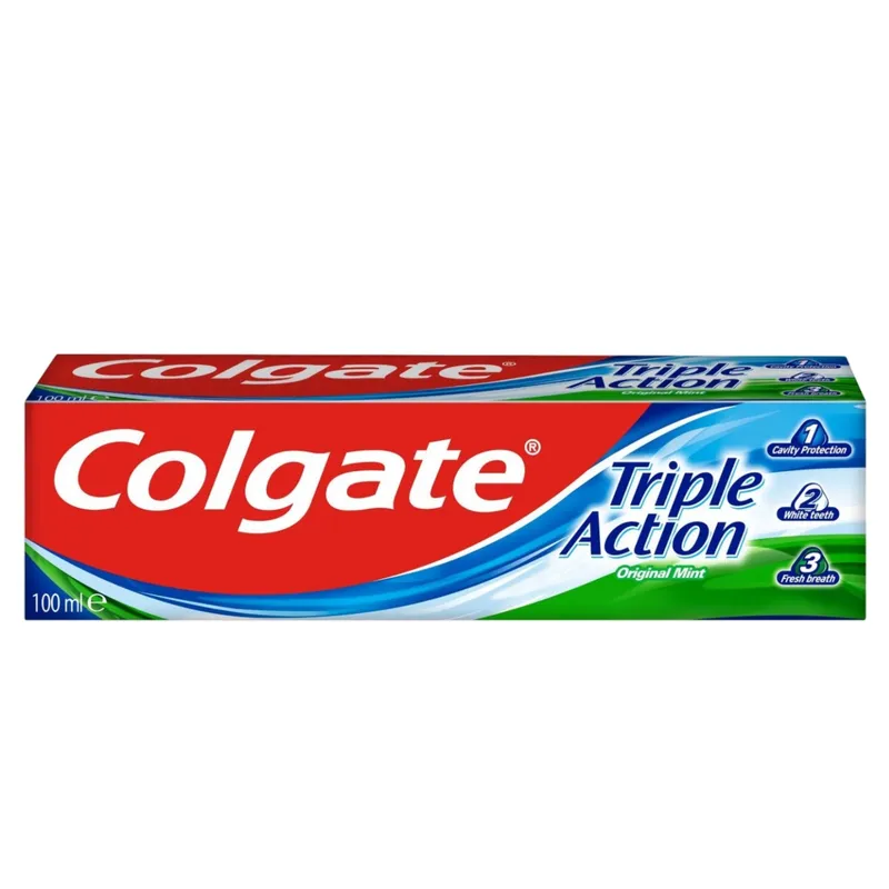 خمیردندان کلگیت Triple Action سفیدکننده