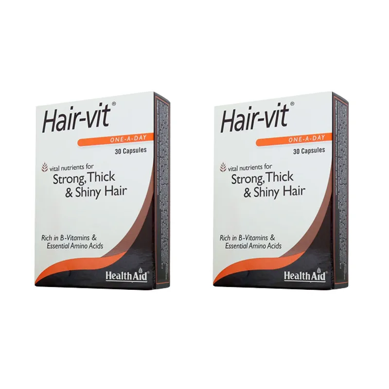 سافتژل رشد و سلامت مو و ناخن هلثاید Hair-vit ۳۰ عدد